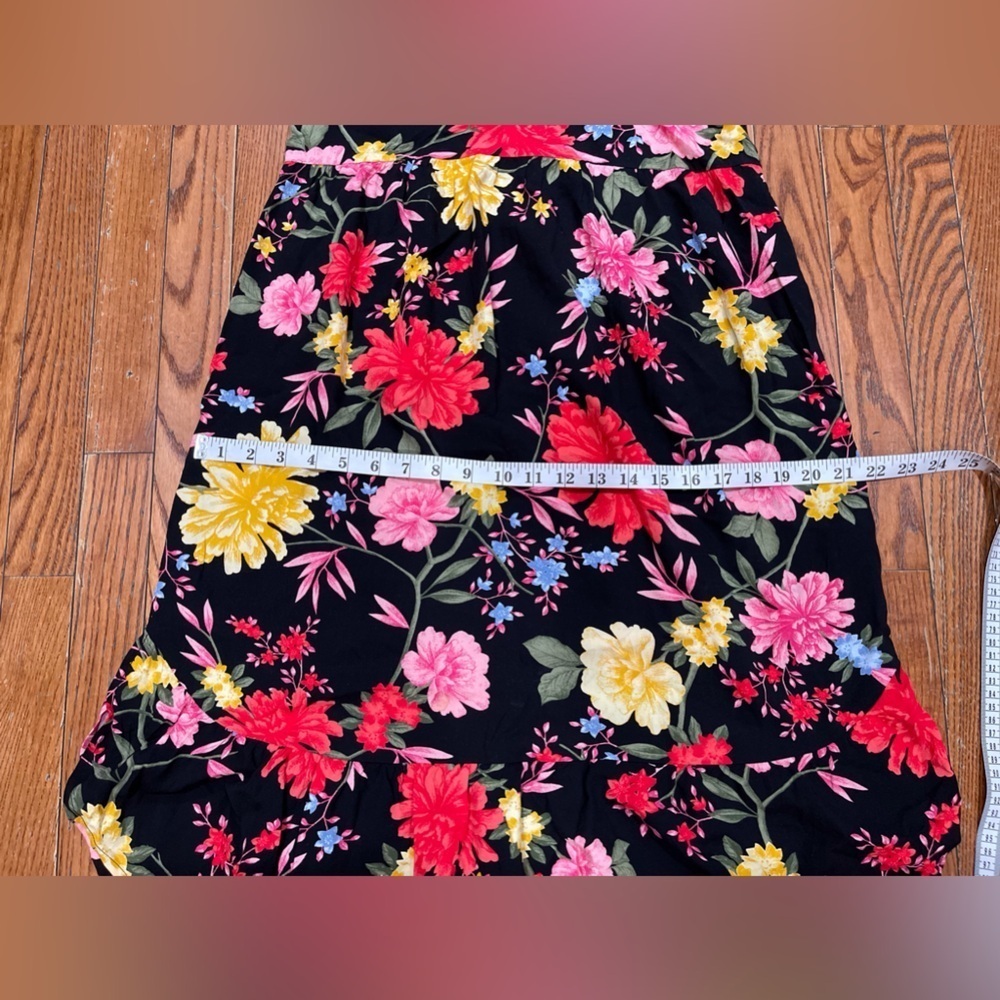 Old Navy Black Floral Dress - Picture 8 of 12